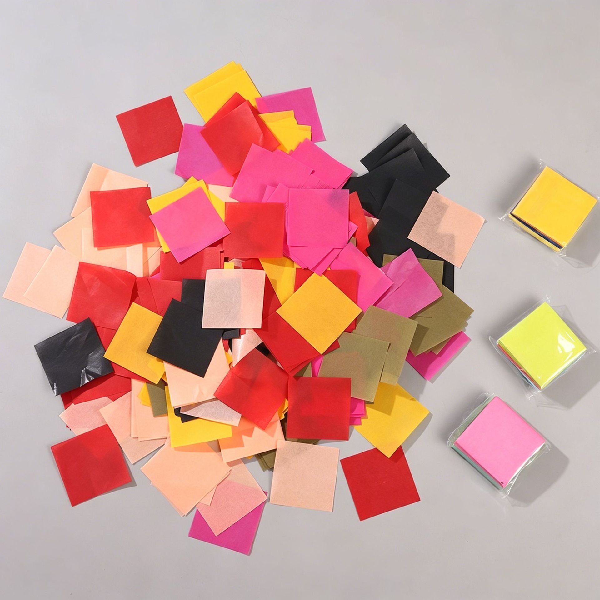 Papel de Seda de Colores para Manualidades Cuadrado 5cm