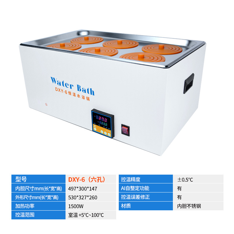 6 홀 물 목욕 DXY-6