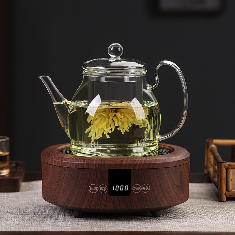 Electric Ceramic Tea Kettle Mini Small Glass Pot Tea Maker Water Heater Mini Gongfu Tea Kettle Household One Piece Shipping
