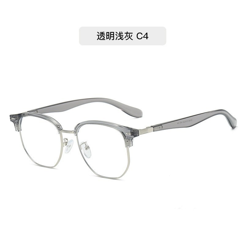 Nuevo miopía ultra ligera TR90 antiluz azul con grados Sven marco de gafas de luz plana gran marco de gafas de medio marco para hombres