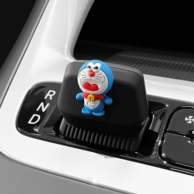 Geely Xingyue Proton/Emas5 Center, Car interior film - star-wish-mysterious-black-standing-doraemon-handlebar-cover