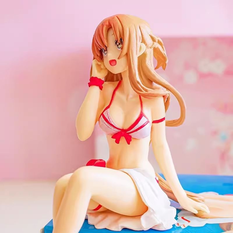 SWORD SHENYU YASNA 수영복 국수 미니 자동차 컴퓨터 장식품 PVC 박스 핸드 오피스 장난감