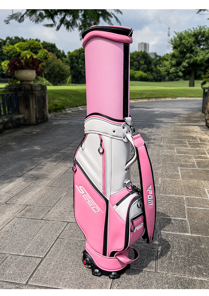 Túi golf trẻ em PGM vỏ cứng chống nước có bánh xe kéo, thiết kế kính thiên văn co giãn — QB162-Trắng hồng (cỡ lớn), QB162-Trắng hồng (cỡ vừa), QB162-Trắng hồng (cỡ nhỏ), QB162-Màu xanh trắng (lớn) chi tiết 13