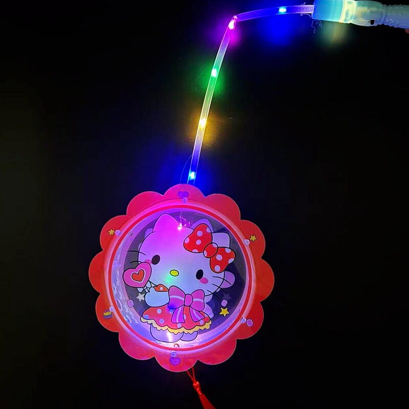 中秋节灯笼儿童diy花灯夜市摆摊盲盒礼玩具手提发光动画卡通灯笼|undefined