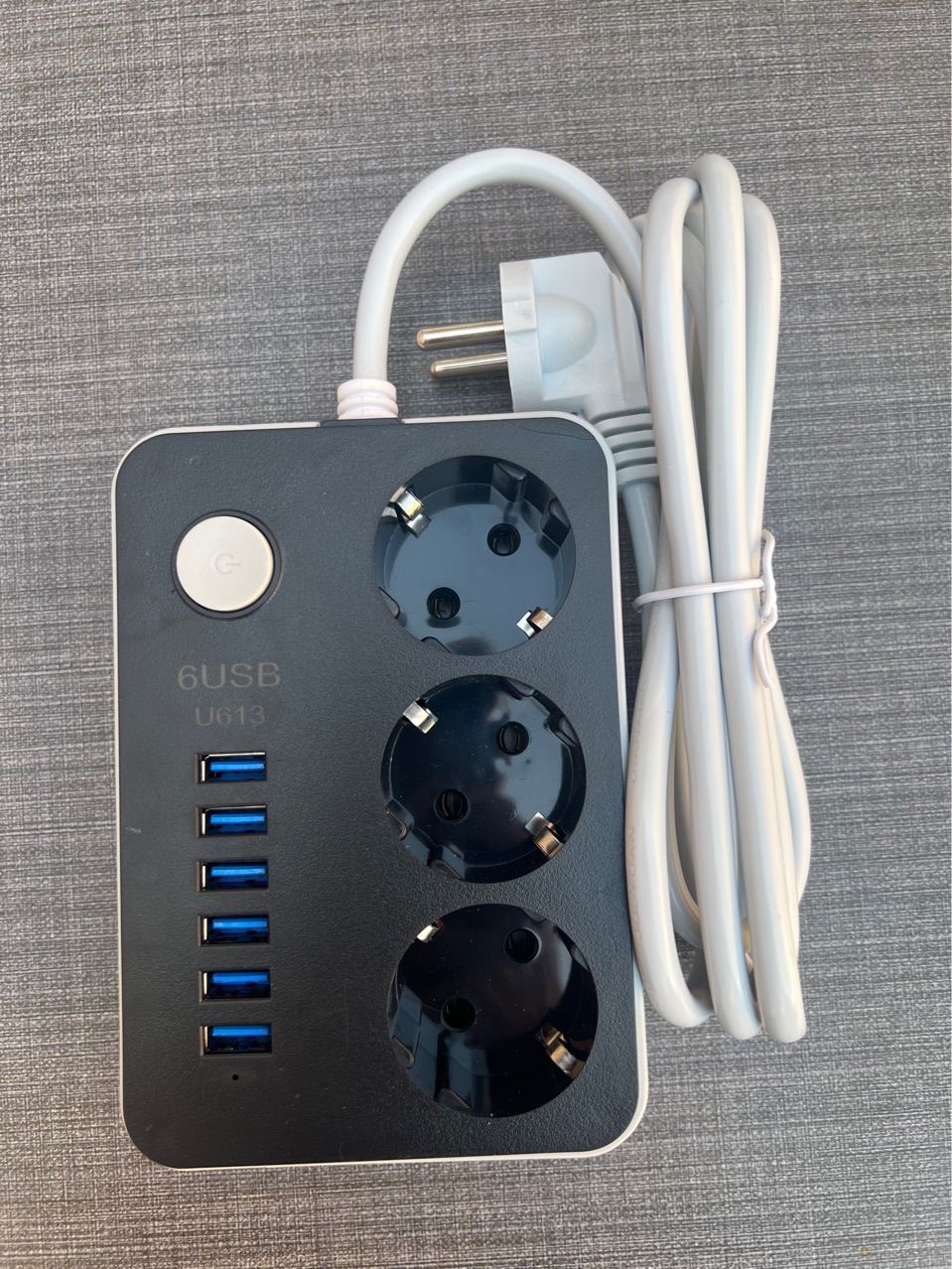 Jack USB jack europeo inteligente CX-U613 placa de cableado 3 agujeros 6USB Corea del Sur Alemania Rusia