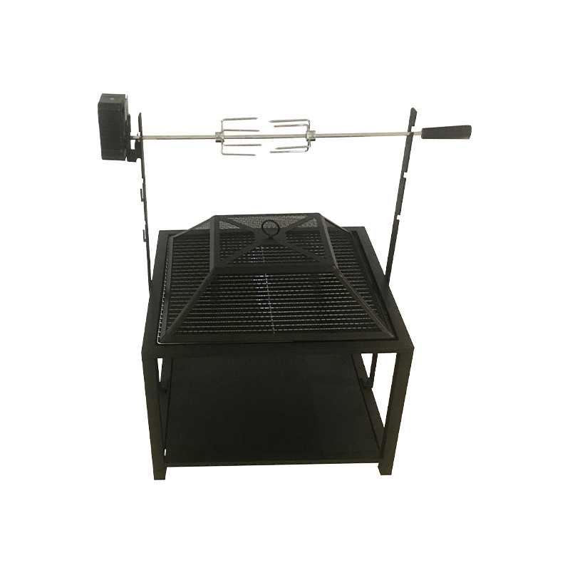 Parrilla eléctrica multifuncional cuadrada para barbacoa, fabricante original, horno electromecánico para barbacoa