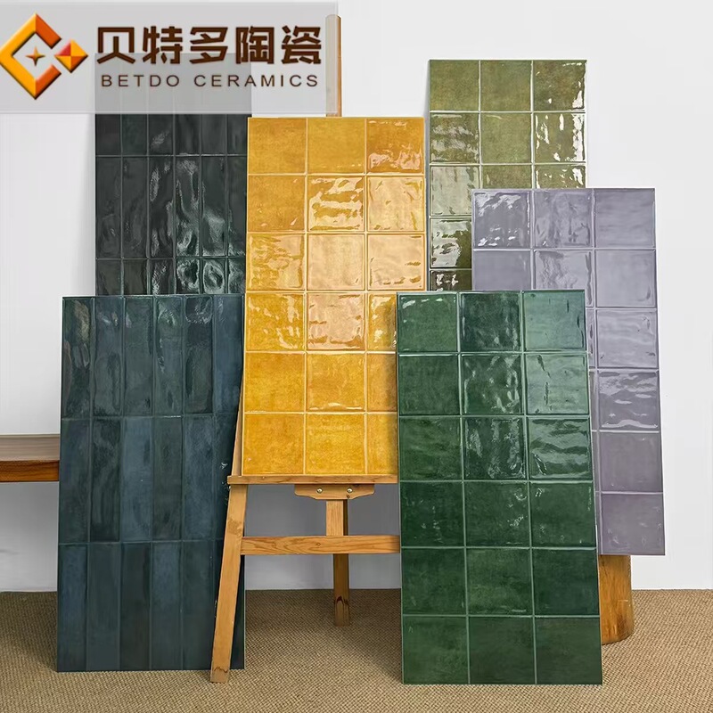 Retro gradient-colored checkered tiles, French-style bathroom tiles, kitchen tiles, balcony wall tiles, imported handmade tiles Retro gradient-colored checkered tiles, French-style bathroom tiles, kitchen tiles, balcony wall tiles, imported handmade tiles
