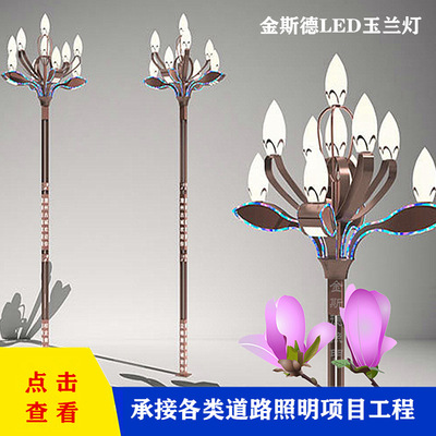 LED Magnolia Scenery street lamp Manufactor outdoors street lamp new pattern characteristic Yulan lamp Road engineering Yulan lamp wholesale
