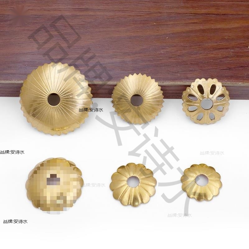 老式底片铜黄铜拉手古典仿古古建纯黄铜平垫圈配件垫片家具异形|undefined