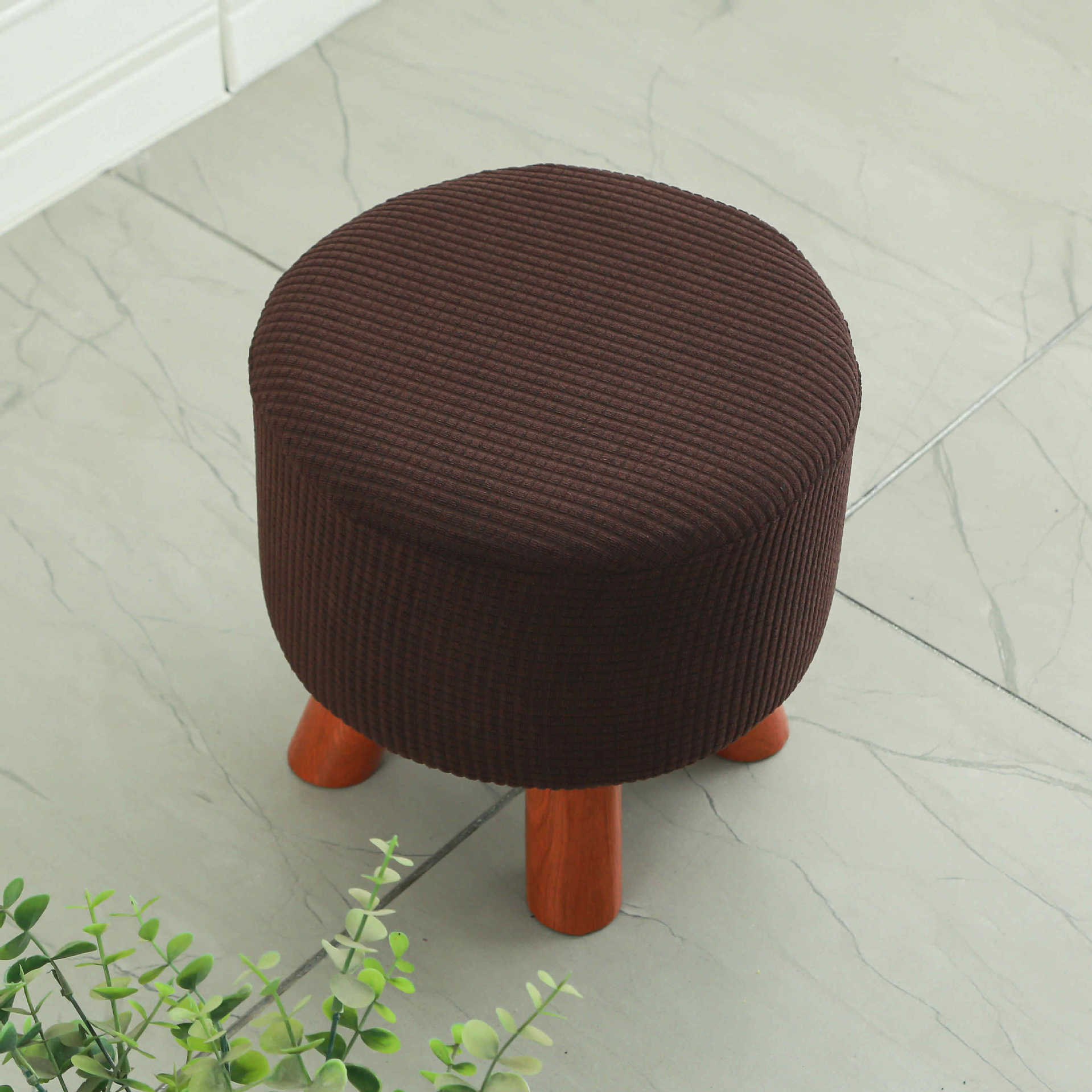 Elástico Universal taburete redondo cubierta de la silla todo incluido cubierta de protección contra el polvo moderno simple bar silla giratoria taburete cubierta del cojín