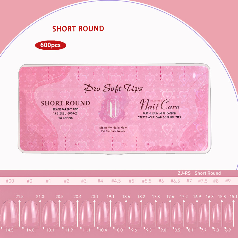 El número 4 es corto y transparente.