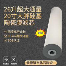 大通量20寸大胖陶瓷滤芯内置活性炭棒家用全屋商用RO反渗透前置