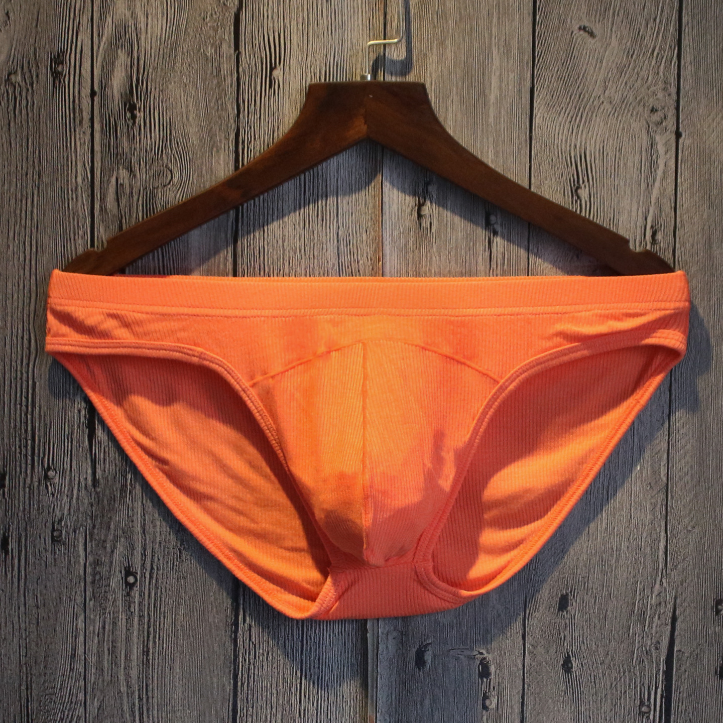 New Men's Underwear High Elastic Breathable Shorts Solid Color Simple Low Waist Convex Large Bag Sexy Briefs