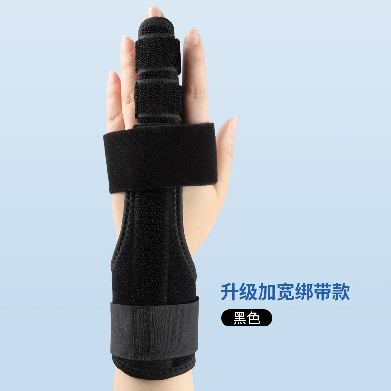 Muñequera con Soporte de Pulgar de Nailon Ajustable para Oficina y Uso Diario