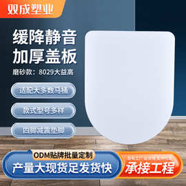 一键快拆马桶盖板厕所坐便器盖板缓降马桶盖板马桶配件加厚马桶盖