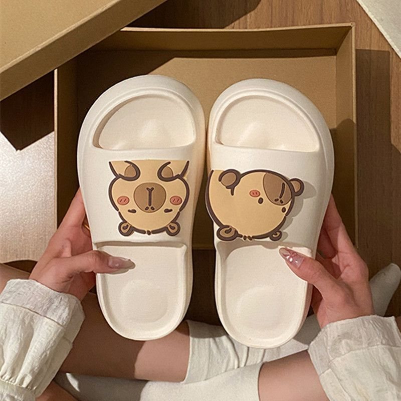 Eva Trendy Outdoor Fashion Cute Beach Slippers with Soft Non-Slip Soles for Women, Height-Increasing Flip-Flops Eva Trendy Outdoor Fashion Cute Beach Slippers with Soft Non-Slip Soles for Women, Height-Increasing Flip-Flops