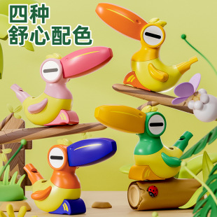 Waterbird whistle children's mouth muscle pronunciation trainer learn bird call baby whistle cute trumpet toy wholesale