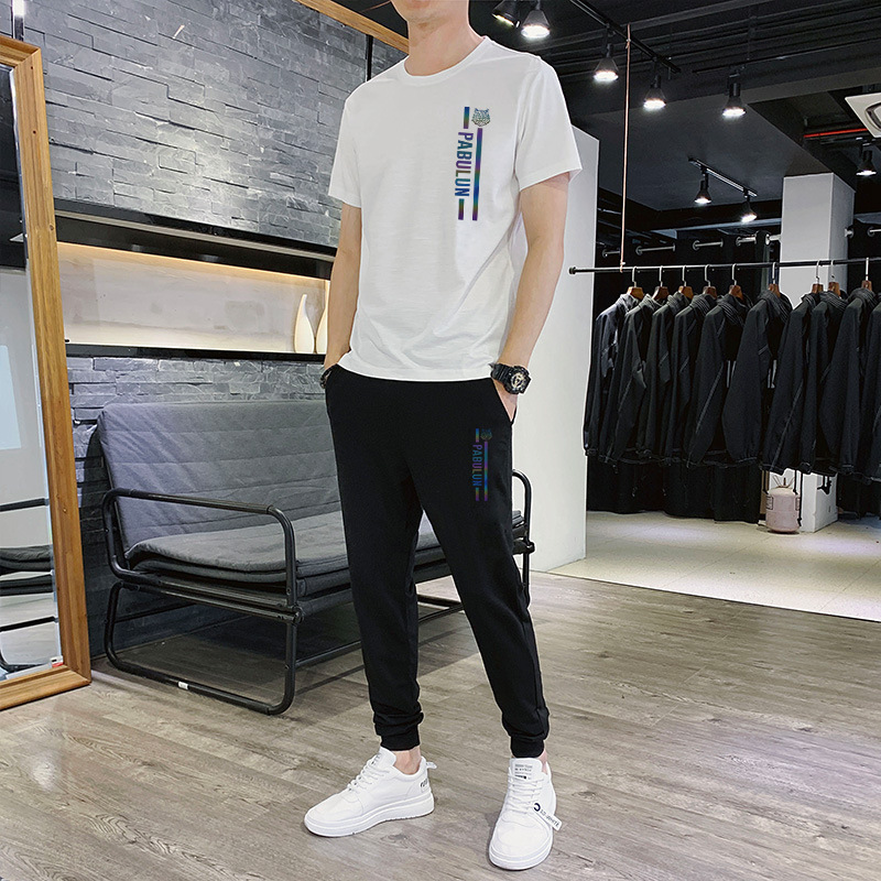 Summer silk sports suit