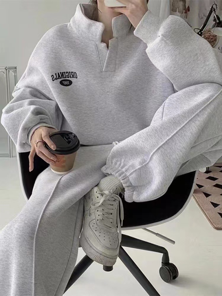 Completo sportswear donna due pezzi casual tuta da jogging_voghion.com