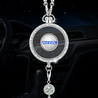 Car Hangings, Aromatherapy Car Accessories, Long-Lasting | Car hanging - harvard-blue-week-diamond-drip-pendant-with-a-bottle-of-sea-perfume