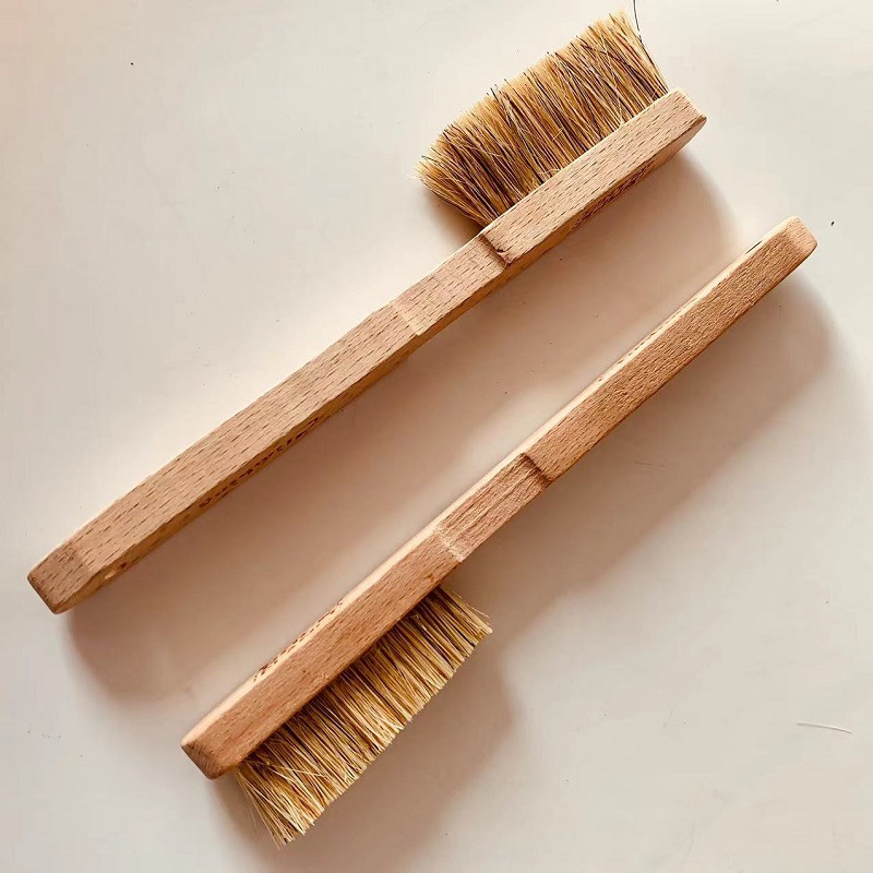 QSGYSY cepillo de cerdas escalada Roble Haya cepillo de escalada Haya pelo de cerdo cepillo de escalada cepillo de madera