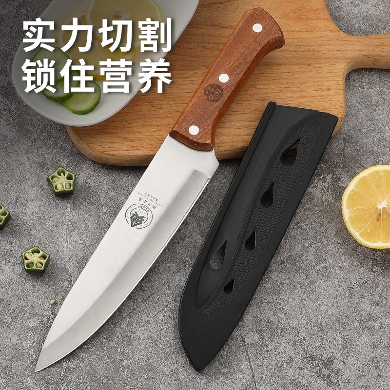 Comercio exterior mango de madera sólida cuchillo de corte de hueso cuchillo de corte de hueso cocina doméstica cortar verduras cortar carne cortar costillas afiladas sin regalo image 10