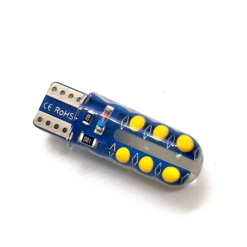 Fábrica directa de nuevos automóviles LED luz de ancho t10 silicona 12smd motor superior luz de ancho luz de lectura luz de instrumento