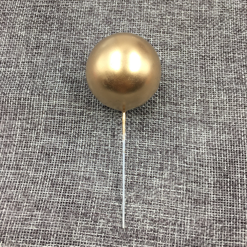 现货生日蛋糕装饰球 ins冷淡风金球银球红色泡沫球泡沫果圣诞装饰