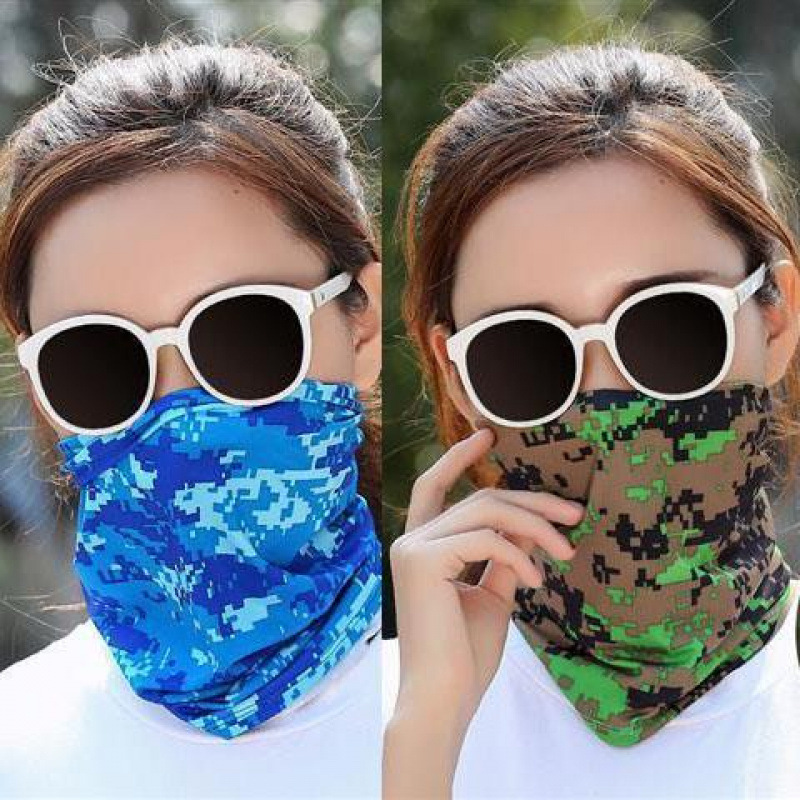 Hielo seda turbante mágico de verano deportivo al aire libre para hombres y mujeres cuello pañuelo de bicicleta máscara de pesca cuello delgado comercio exterior