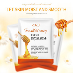 Full English Honey Aloe Mask ZOZU Hydrating Moisturizing Sheet Pack International Trade Skincare Wholesale