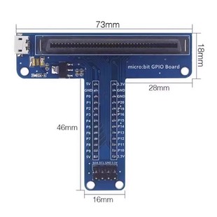 Microbit Development Board T-Type Gpio Expansion Board Micro:Bit Breadboard Adapter Board Python
