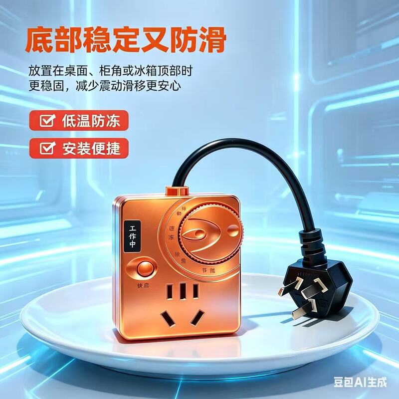 Refrigerator Thermostat Electronic Temperature Control Refrigerator Freezer Companion Energy-Saving Delay Protector Refrigerator Temperature Control Device