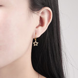 (Трансграничная торговля), аксессуар, брендовые креативные серьги с цирконом, европейский стиль, микроинкрустация, изысканный стиль