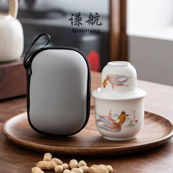 Chinese-Style Wine Warmer Set for Home Use, Traditional Wine Warmer with White Wine Cups, 0.1kg Pieces