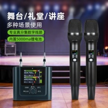 恩平朗声工厂高端专业真分集无线数字麦克风内置电池唱歌通用话筒