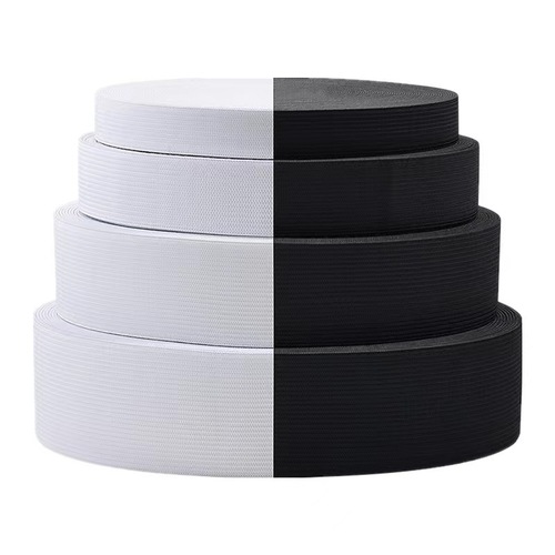 Thick elastic band 0.5-6cm black and white hook elastic band, pantyhose with loose elastic band