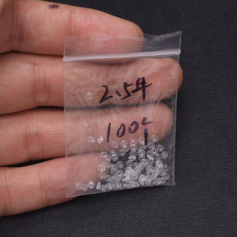 透明なシリカゲルのスペーサーの手串の真珠の玉の玉のスペーサーのdiyのブレスレットのネックレスのビーズの部品の真珠のクッション|undefined