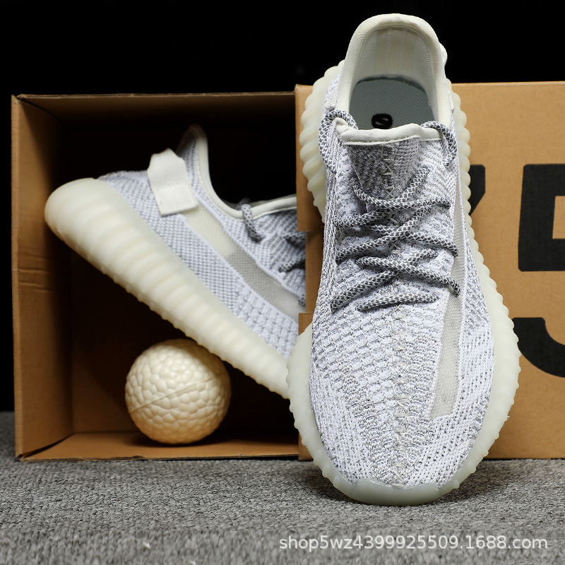 Spring and summer popular coconut shoes men's 350 star breathable soft bottom sports shoes women's Putian casual running shoes