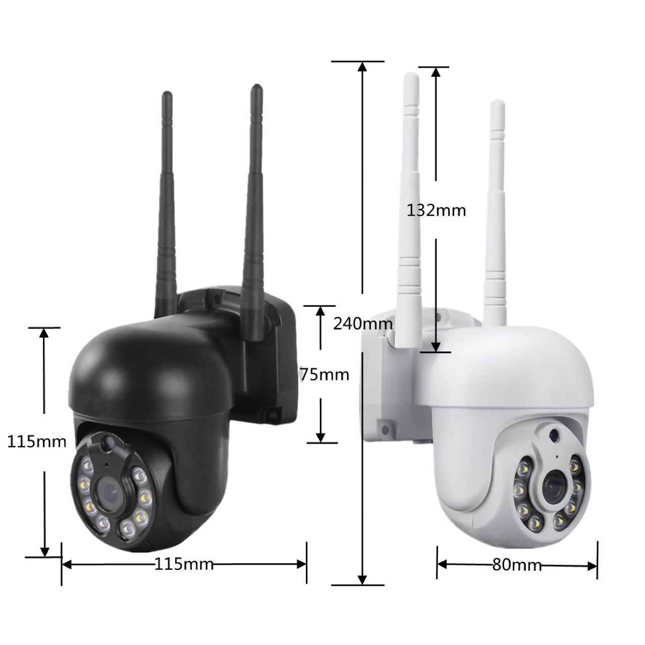 3 milyon kablosuz WiFi dome kamera izleme seti NVR monitör 4 yollu 8 yollu monitör dış mekan dome kamera