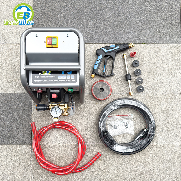 High-pressure car washer for home use, 220V 2200W high-power portable water gun, vehicle cleaning and washing tool