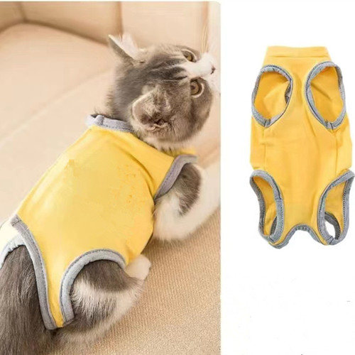 Cat and dog sterilization clothing female and male cat surgical clothing weaning anti-hair loss postoperative anti-licking thin pet clothing
