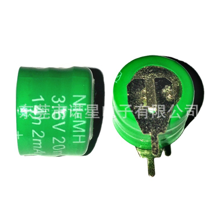 助听器用纽扣充电电池B20H 2.4V叠加电池 针式插脚3.6V镍氢电池