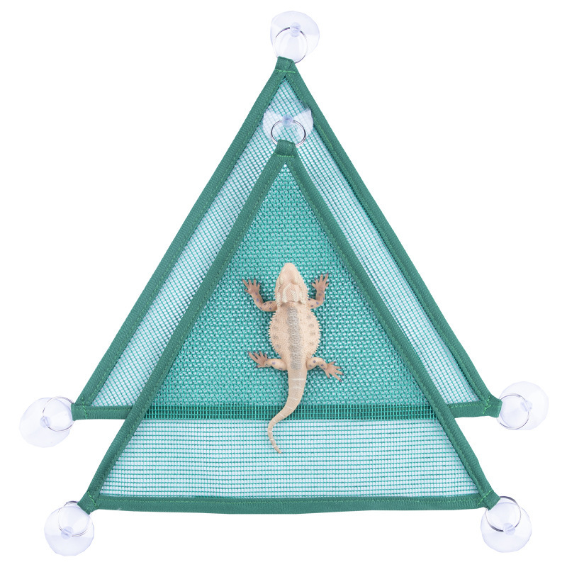 Reptil mascota hamaca de Navidad lagarto hamaca de verano fresco lagarto hamaca de malla al por mayor
