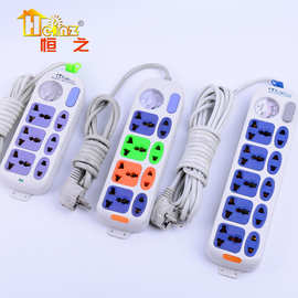 外贸单带开关大功率 8217带表 插排非洲中东南亚接线板插座