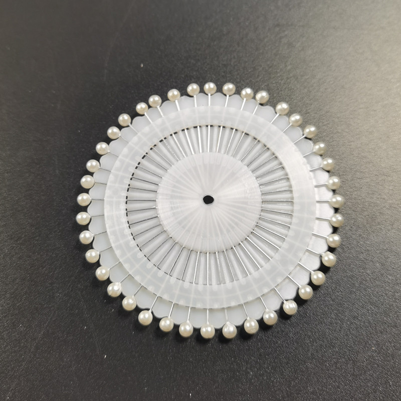 Color del grano de posicionamiento pin perla pin calibre pin ramo decorativo pin 40 unids/placa 30 unids/placa