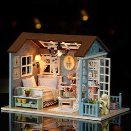 智趣屋diy小屋 拼装制作小屋模型房子摆件 森蓝时光 创意礼物
