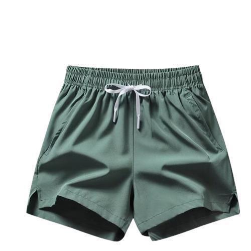 Summer Men's Casual Simple Loose Comfortable Breathable Three-Pocket Shorts Men's Trendy Versatile Quick-Dry Running Athletic Shorts