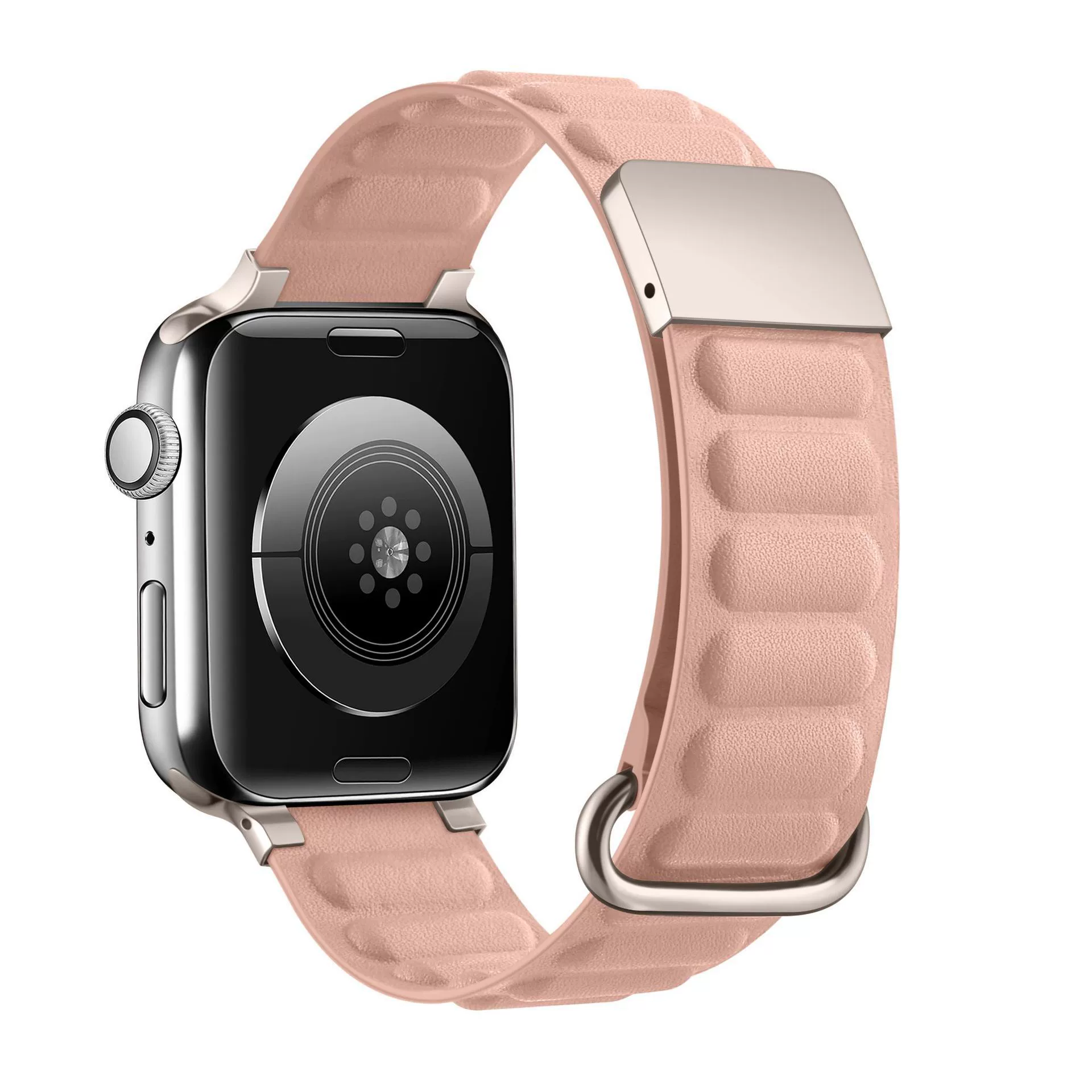 Подходит для часов Apple 5678 поколения с магнитным присоской. Ремешок с магнитной присоской для Apple Watch второго поколения с защитой от застегивания.