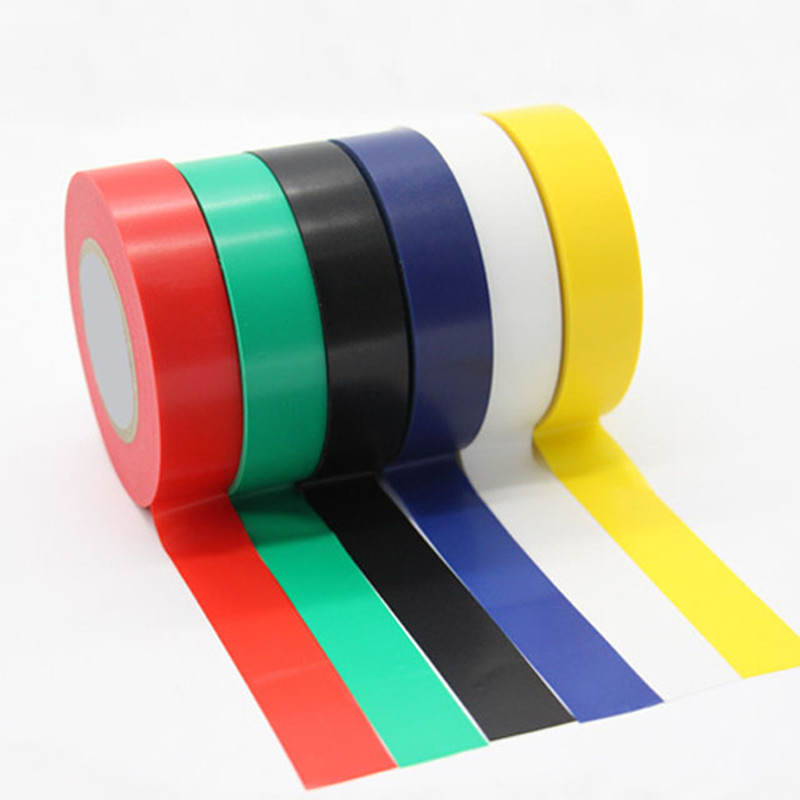 电工胶布绝缘胶带防水阻燃黑色白色电气电线耐高温pvc高温高粘度