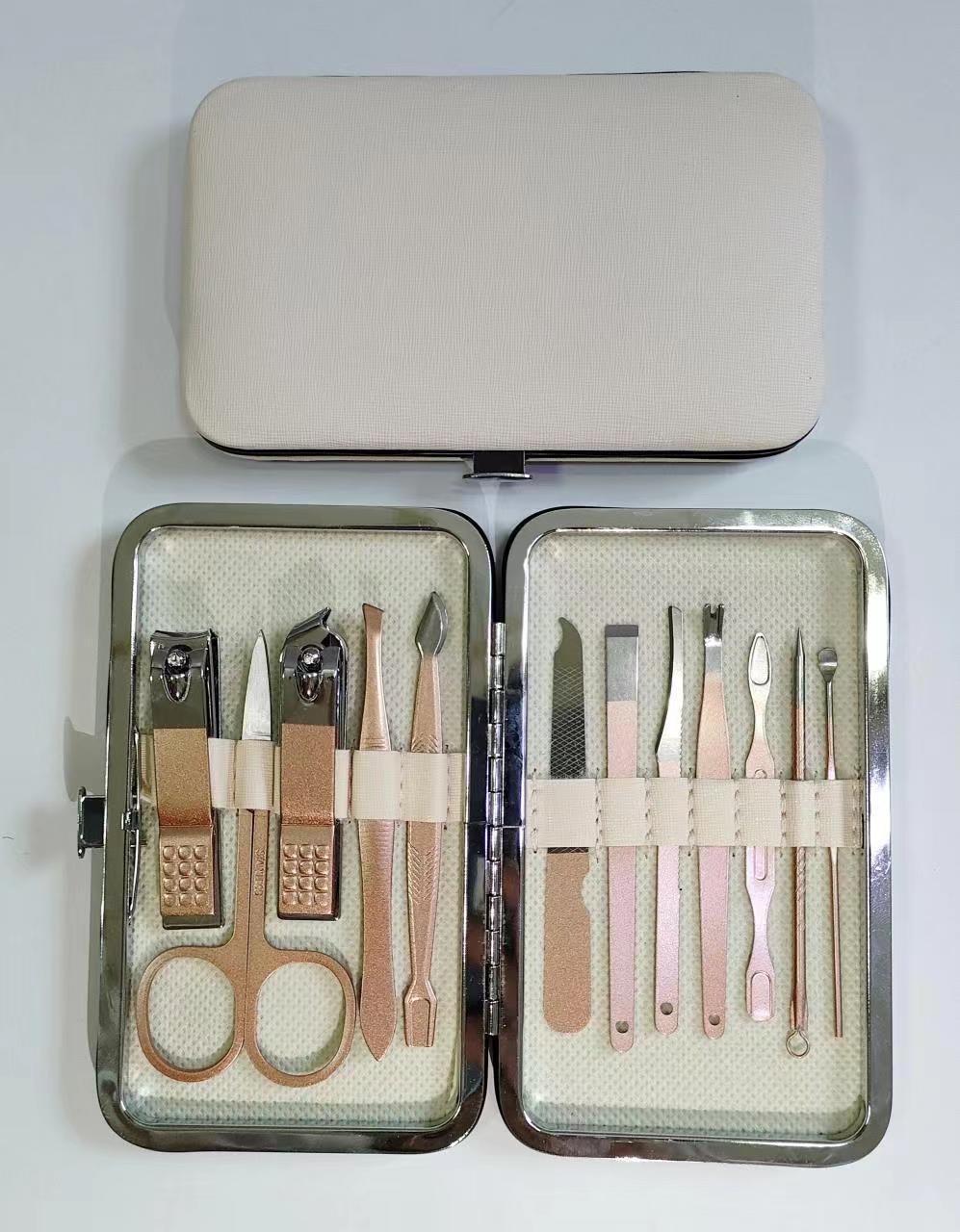 Set completo de manicura y pedicura, incluye cortaúñas y herramientas de belleza, práctico para uso doméstico y profesional